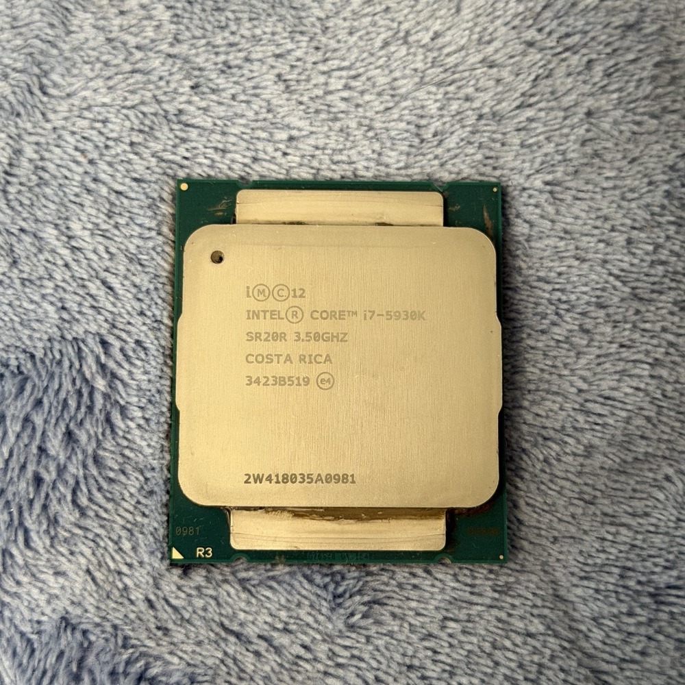 Intel Core i7-5930K 3.50GHz 6-Core 15MB LGA2011-3 Desktop CPU Processor SR20R